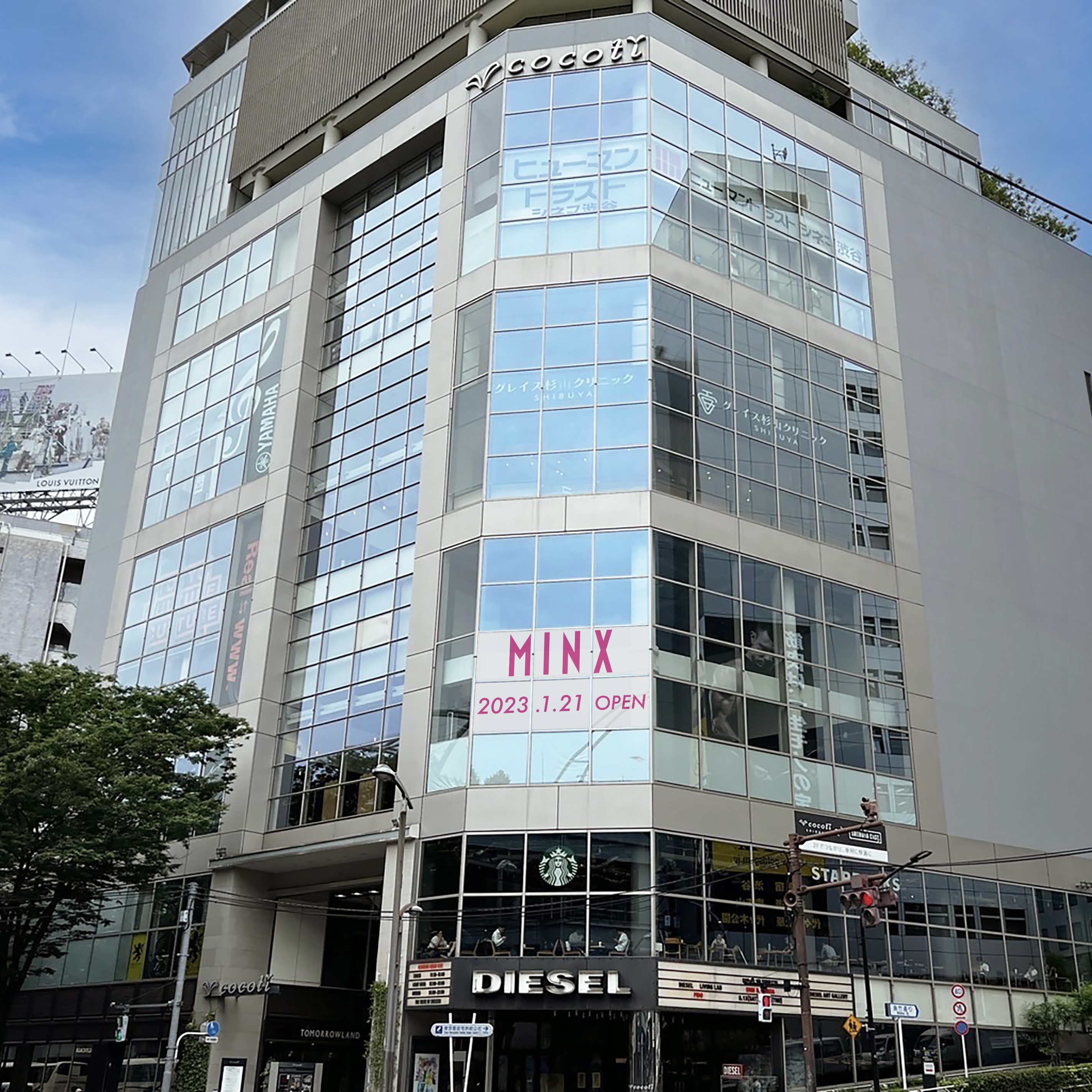 MINX shibuya smart salon OPENへのリンク